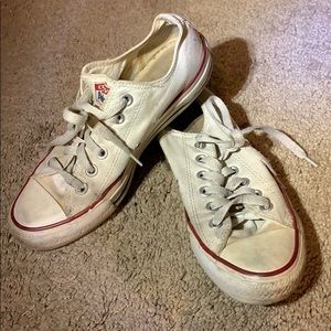 White used converse